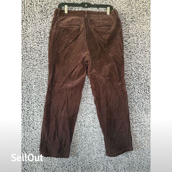 Dockers Women's Corduroy Dress Pants Brown Size 10 Petites - Picture 6 of 6